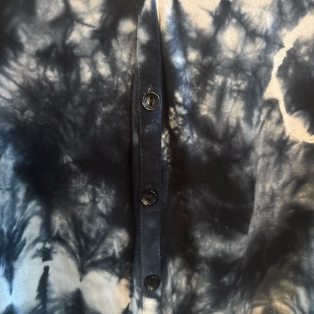 Young fabulous and Broke Tia tie dye button down sz S - Picture 2 of 5